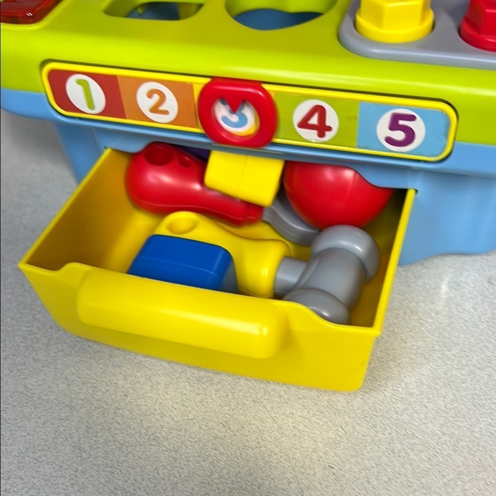 Orange and Red Learning Toy Workbench - Picture 6 of 6